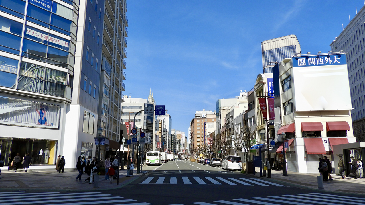 神戸で一番栄える繁華街　三宮・元町